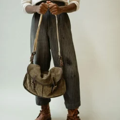 Musette du Pêcheur M / Cuir Velours