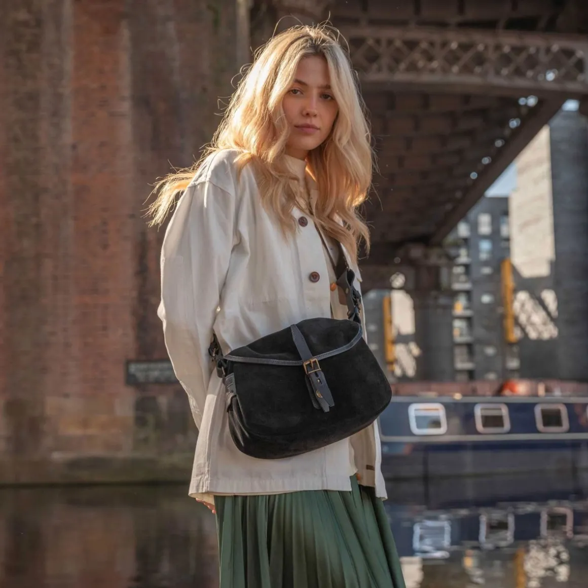 Musette du Pêcheur XS / Cuir Velours
