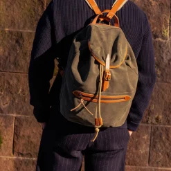 Sac à dos Camp / Cuir Velours
