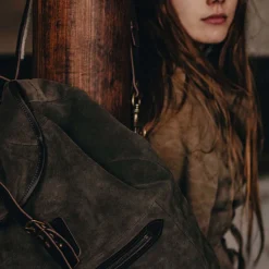 Sac à dos Camp / Cuir Velours